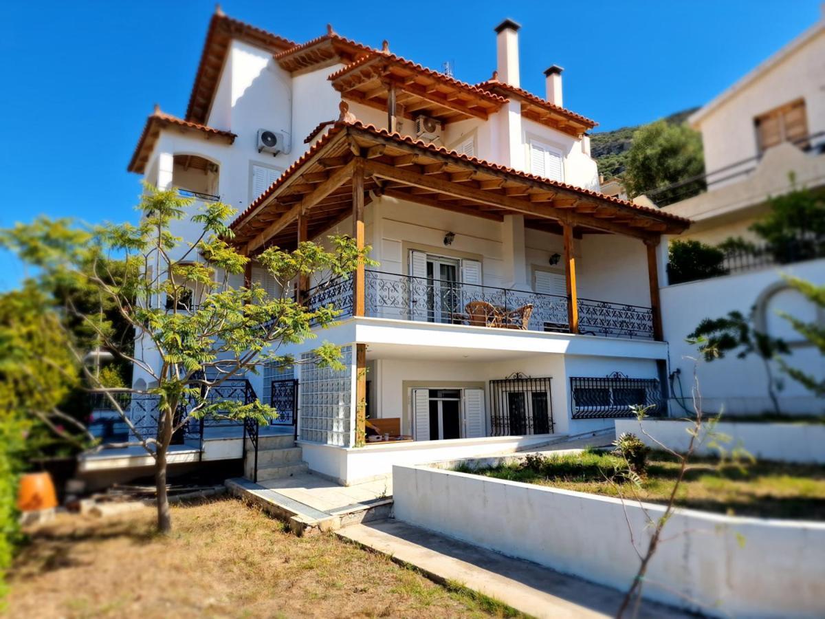 Villa Liana : Luxury Villa With Fantastic Sea View, Near Airport Pórto Ráfti Exterior foto