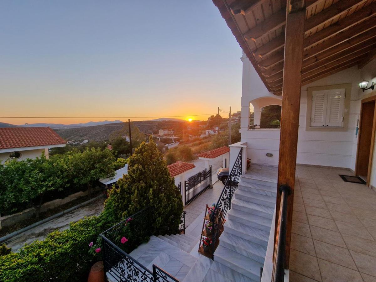 Villa Liana : Luxury Villa With Fantastic Sea View, Near Airport Pórto Ráfti Exterior foto